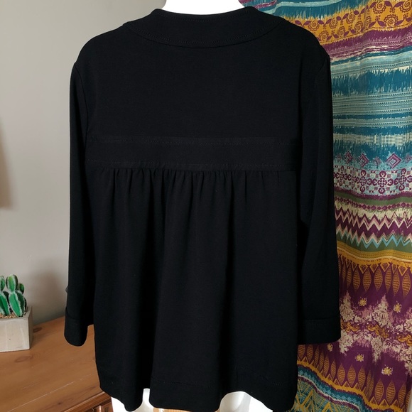 Max Studio black button up top - Size XL - Picture 3 of 4